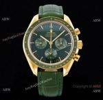 2022 Omega Speedmaster Moonwatch Super Clone Moonshine Gold & Green 3861 Watch 